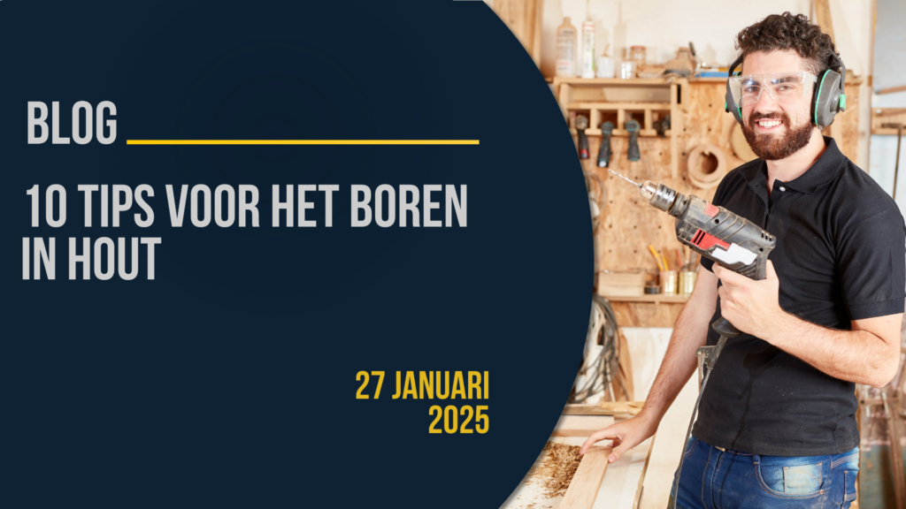 Banner: 10 tips voor het boren in hout