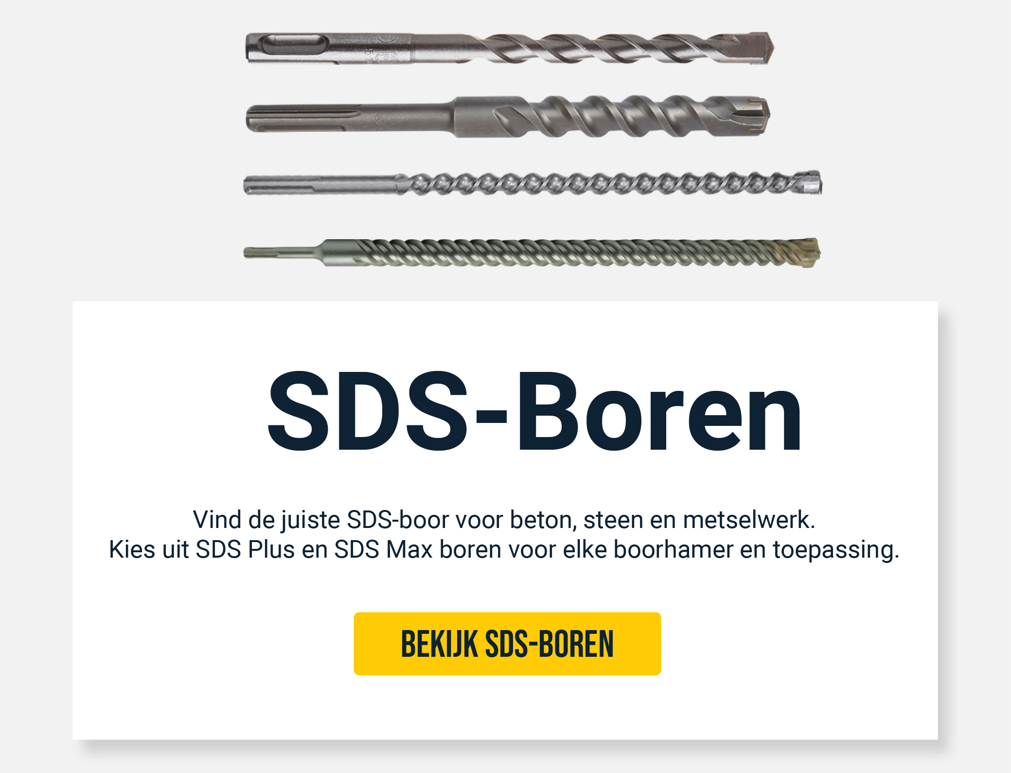 SDS Boren | Banner | Onlineborenkopen.nl