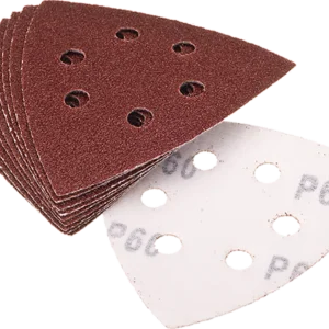 Qblades UN62 | Schuurpad Driehoek Korrel 120 | 10 stuks