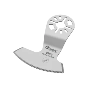 Qblades UN73 | Segmentmes RVS sikkel kartel 60x1.5mm | 1 stuks