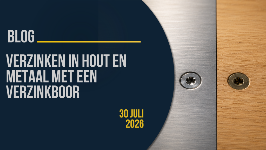 Verzinken In Hout En Metaal Met Een Verzinkboor
